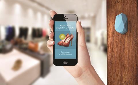 Bluetooth beacons push specifically tailored content to shoppers