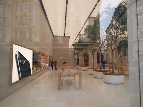 Apple's Regent Street store opens tomorrow