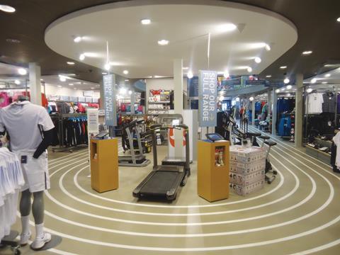 The new-look JJB store in Cheshire