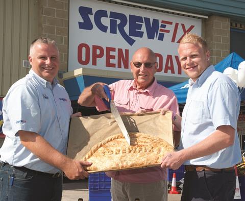 Store manager Dan Evans opens new Screwfix store in Penzance