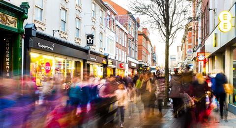 Town high street Shutterstock