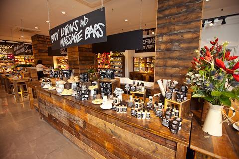 Lush boss Andrew Gerrie stepped down in December