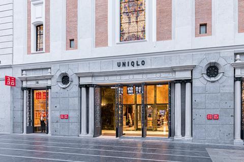 Exterior of Uniqlo Madrid store