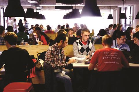 Many hackathons focus on a specific challenge such as creating an app