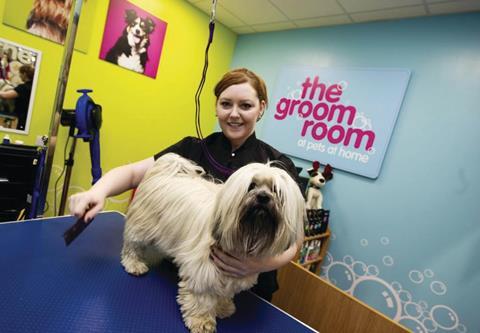 Pets at Home services such as grooming have been popular with customers