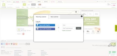 Ocado checkout process