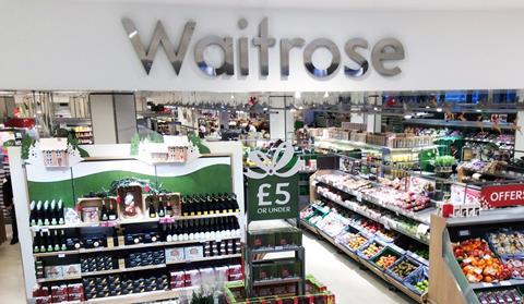 Waitrose has delivered a strong Christmas performance with like-for-likes up 2.8 per cent in the five weeks to January 3.