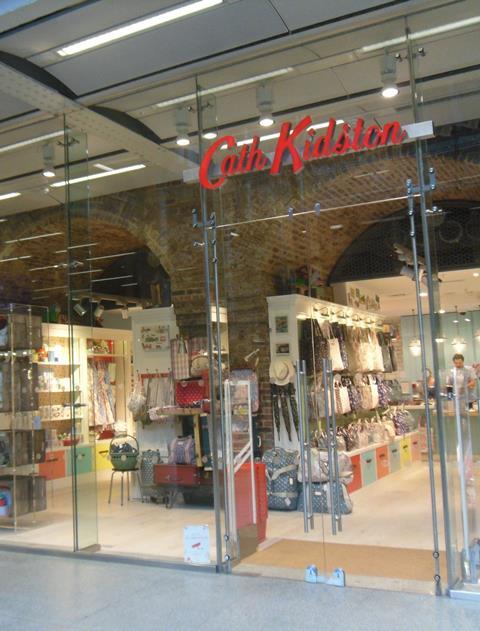 Kitsch homewares and fashion retailer Cath Kidston has opened its first shop in a train station, in St Pancras International, London.