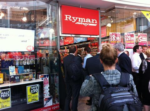 Ryman has parted company with group logistics director Terry Maywood