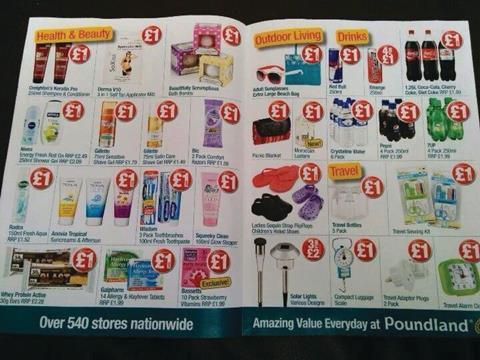 Budget retailer Poundland, deciding their name is not clear enough, have listed the price of each of their items in the retailer’s catalogue.