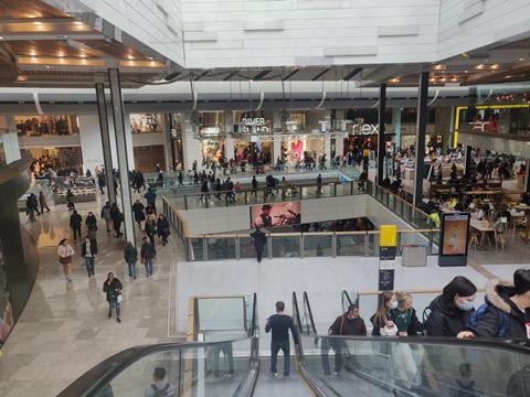 Westfield Stratford on Black Friday 2021