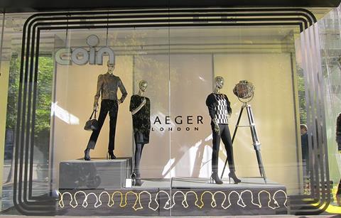 Jaeger has opened four shop-in-shops in Italy with Coin