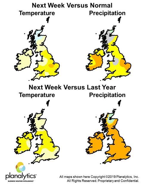 Weather maps 4 Feb 2019