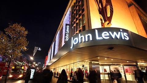 John Lewis, Oxford Street, at Christmas