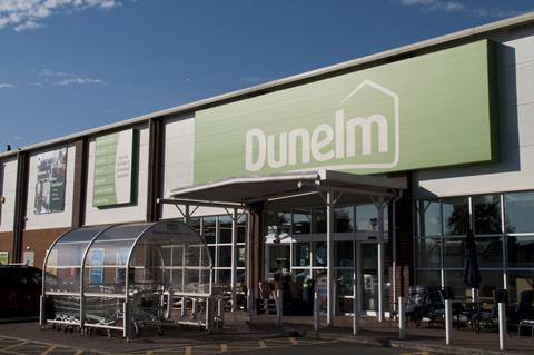 Dunelm store sign