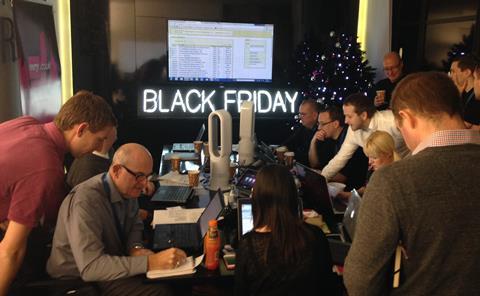 Shop Direct's Black Friday 'war room'