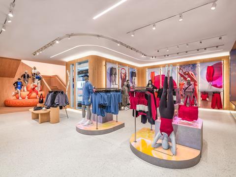 Lululemon Regent Street store interior