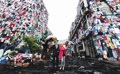 M&S’s campaign encourages shoppers to leave unwanted clothes for Oxfam