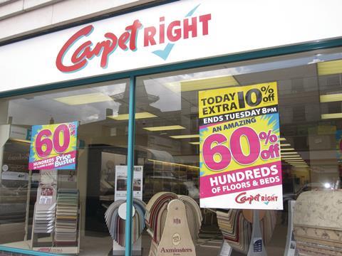 Carpetright profits are in line with expectations