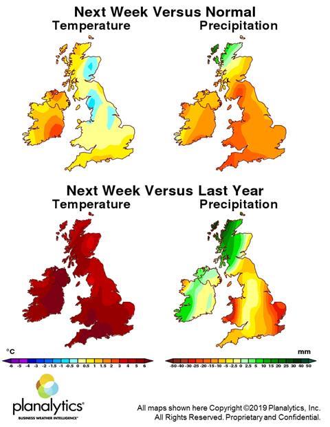 Weather maps 21 October 2019
