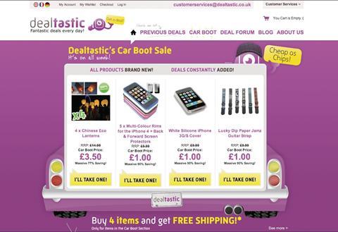 Dealtastic.co.uk contributed £1.5m of losses to Flying Brands’ £2m total