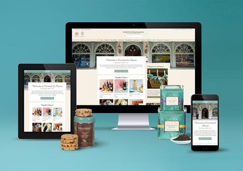 Fortnum & Mason has launched a new website