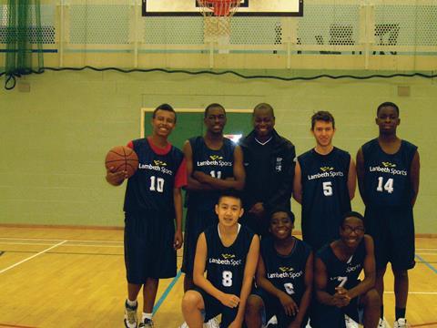 John Lewis partner Percy Hutchful (centre, top) trained to coach local children
