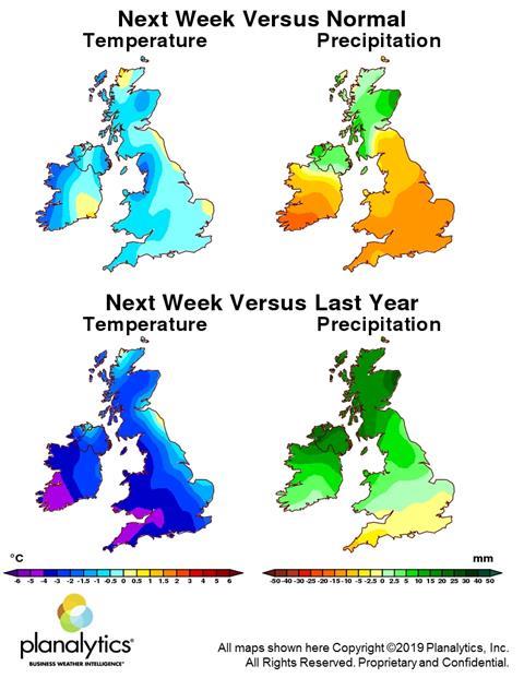 Weather maps 24 June 2019