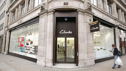 Clarks international sales market