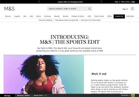 M&S Sports Edit