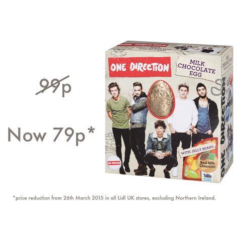 Lidl's One Direction Easter egg