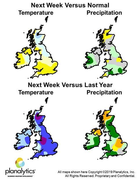 Weather maps 13 May 2019