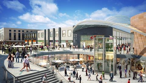 Friars Walk in Newport, Wales