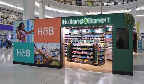 Holland & Barrett kiosk, Jervis Centre