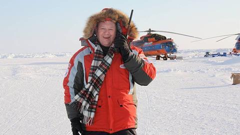 Lord Kirkham at the North Pole