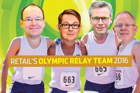 Retail's Olympics relay team