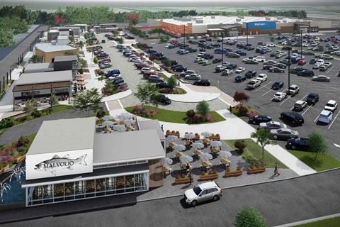 Artist's impression of Walmart Reimagined, Lees Summit, Missouri