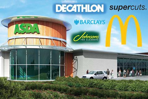 asda concessions including Greggs and MacDonald's