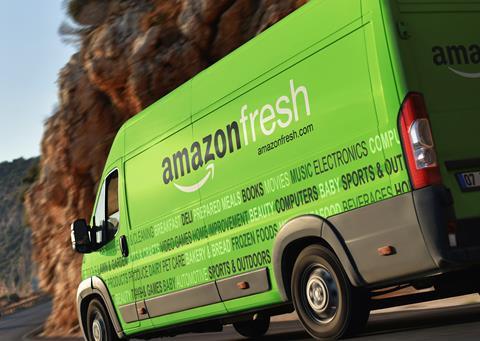Amazon Fresh van