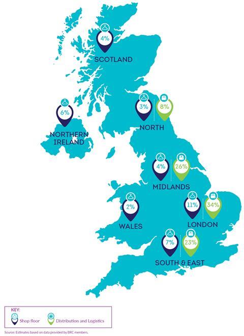 Brc people roadmap uk map