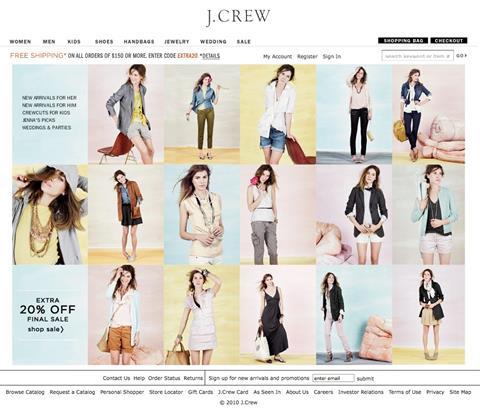 J Crew to close all UK stores