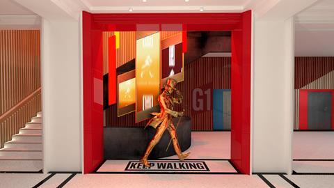 Johnnie Walker experience render