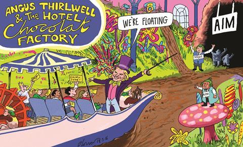 Hotel Chocolat cartoon