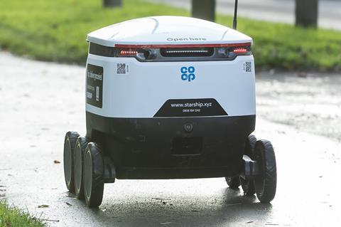 Co-op Starship robot