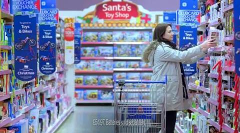 Tesco has launched the first of a series of Christmas TV adverts