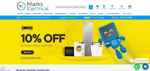 Marks Electrical website