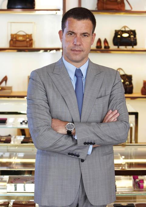 Mulberry chief executive Bruno Guillon