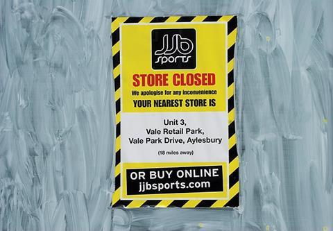 The net loss of stores almost tripled in 2014 as the high street continued to respond to competition