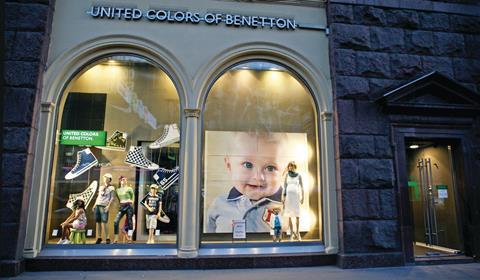 Benetton, which has 6,500 stores worldwide, was one of the first western brands to enter Russia when it launched there in 1992. It now has 108 stores in the country.