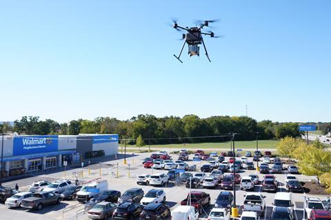 Walmart delivery drone